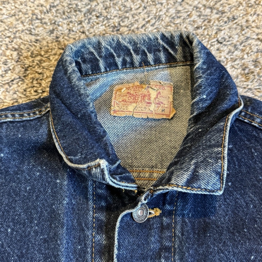 Vintage 80s Levis 70507 0229 Galactic Denim Jean Trucker Jacket Mens Medium - Picture 4 of 8
